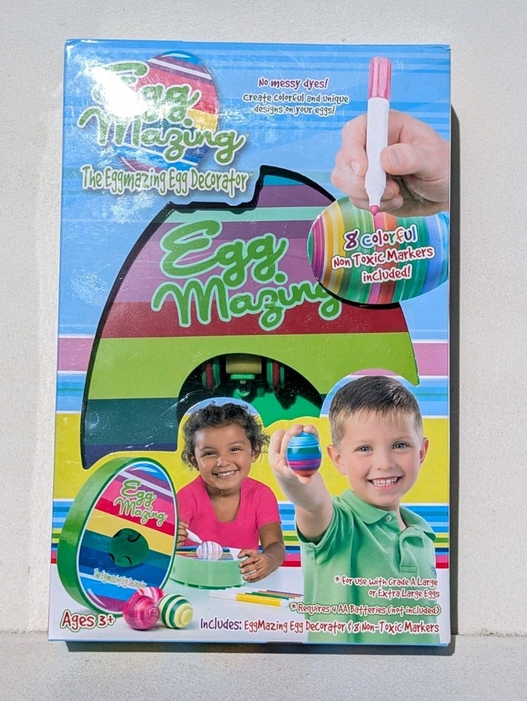 New sealed The EggMazing Easter Egg Spinner Decorator, Retail $28