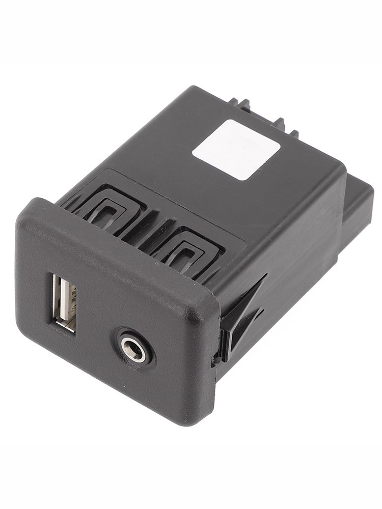For Opel Car AUX Audio Socket Reliable Performance & Black ABS Material
