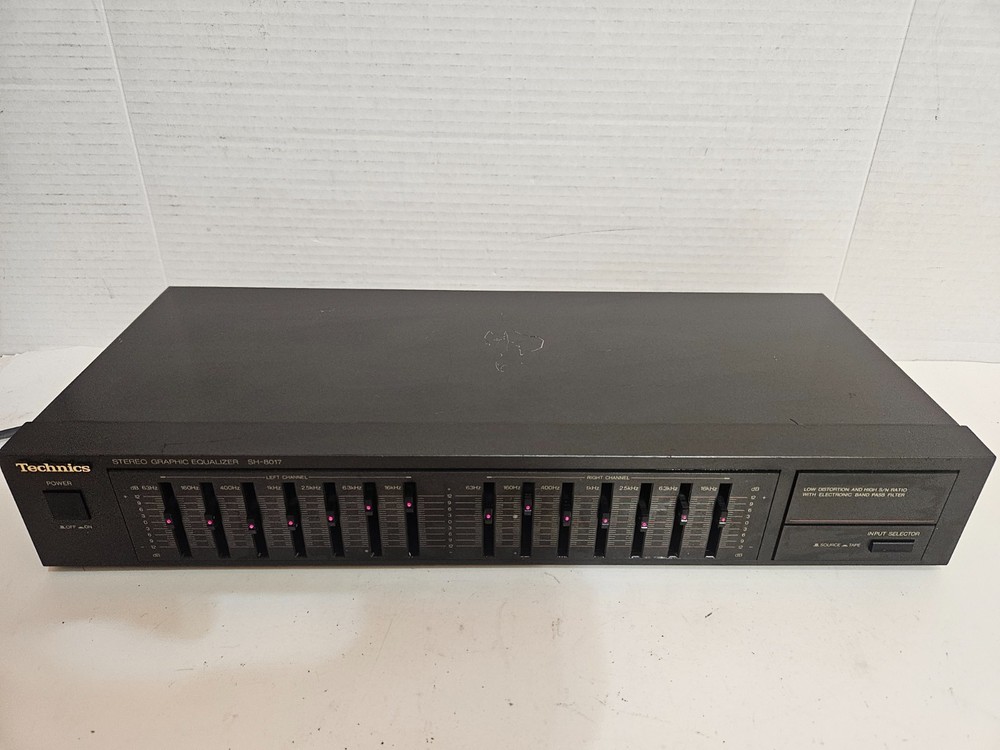 Technics SH-8017 7-Band Graphic Equalizer – Vintage Hi-Fi Tested