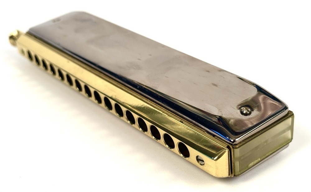 HERING DELUXE CHROMATIC 64 Harmonica 16-Hole – Good Condition