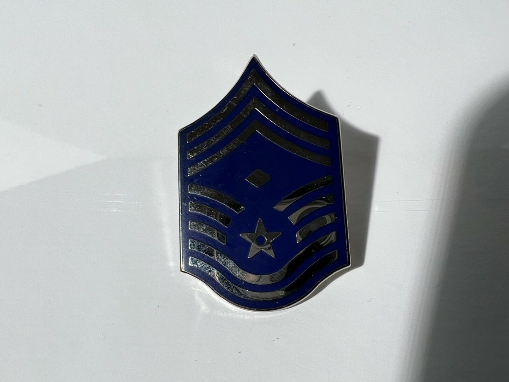 USAF CM 1ST SERGEANT WITH DIAMOND REGULATION RANK PIN