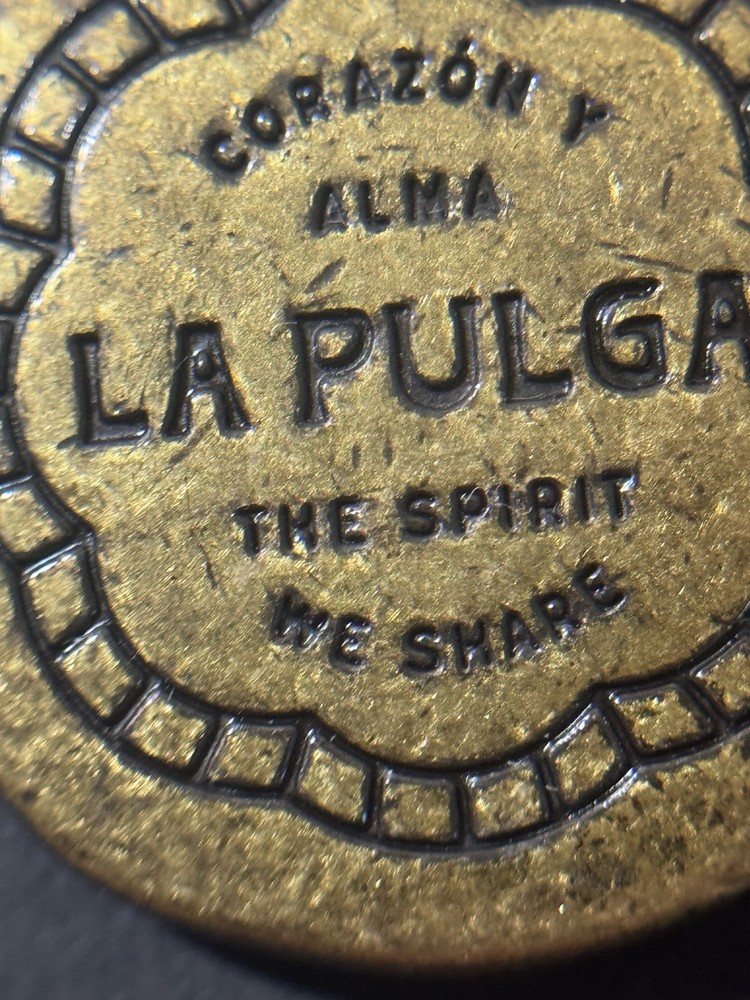 La Pulga Tequila Keepsake Metal Medallion