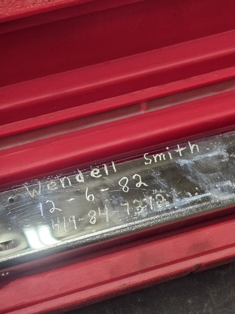 Snap-on Click-Type Adjustable Ratcheting Torque Wrench with Case