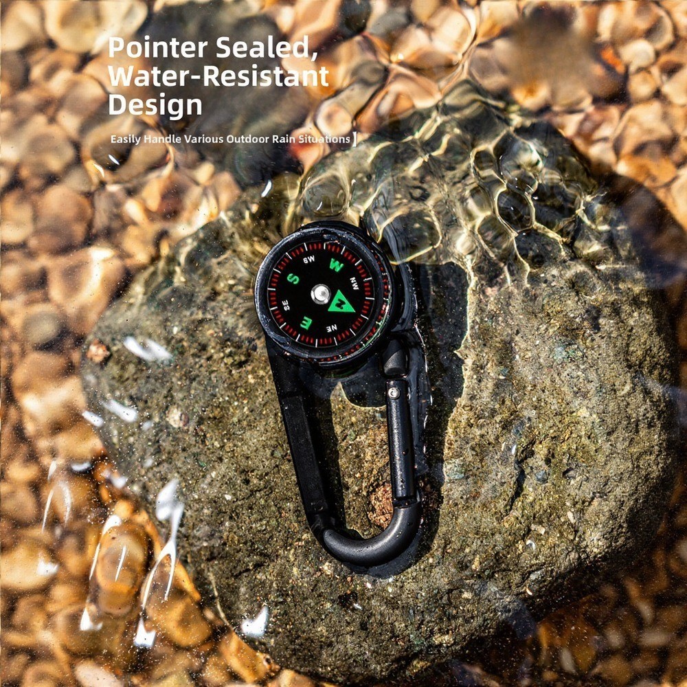 Outdoor Ready For Compass Thermometer with Clear Markings for Direction