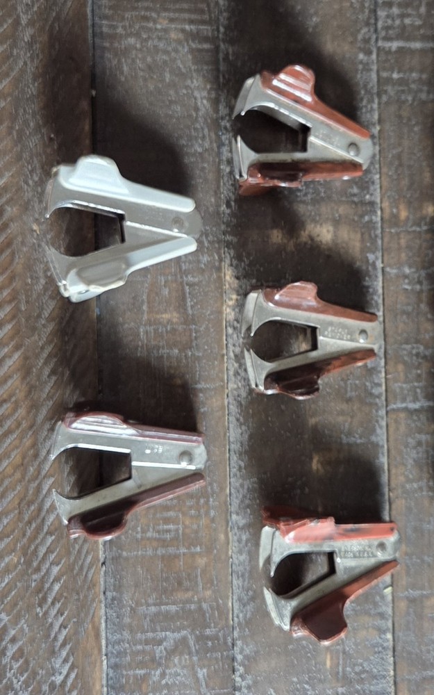 5 Vintage Hand Held Office STAPLE REMOVER Extractor Puller