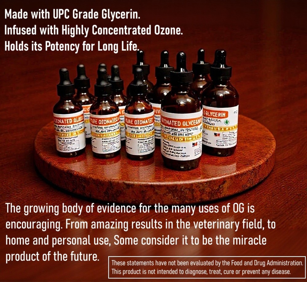 Pure Ozonated Glycerin 4 oz