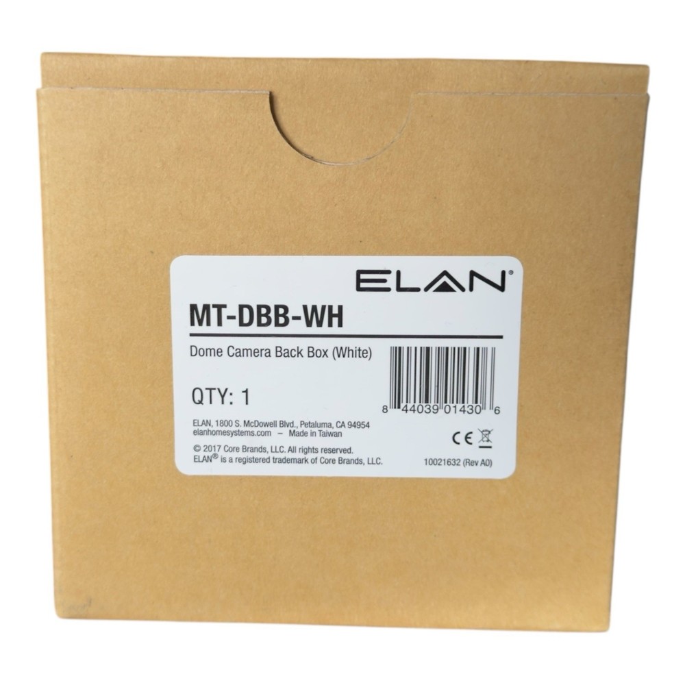 Elan MT-DBB-WH Dome camera back box (white)