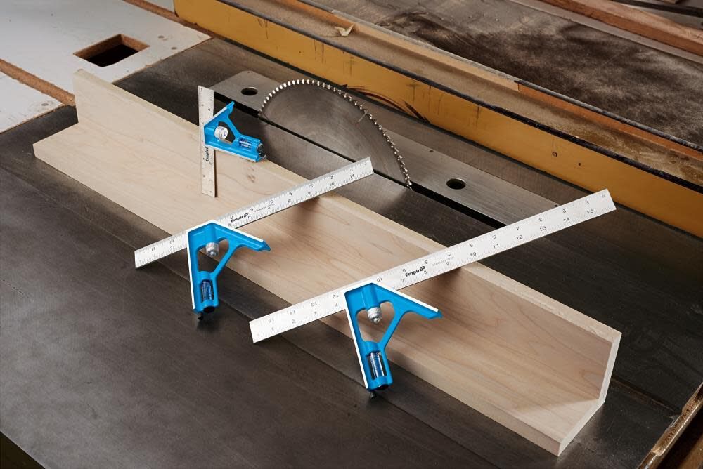 Empire Level 16 In. True Blue Combination Square