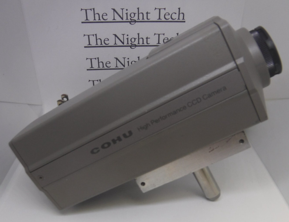 COHU High Performance CCD Camera 4915-2000/0000 w/ Power Supply