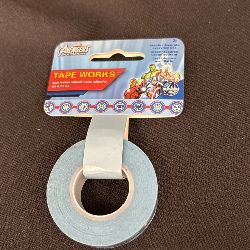 Avengers Assemble Decorative Tape .625 x 50' Roll