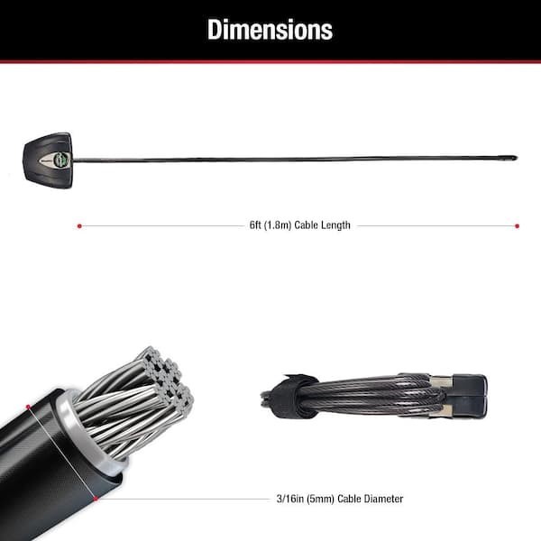 Python Cable Lock for Trail Camera Outdoor Equipment Locking Security Adjustable