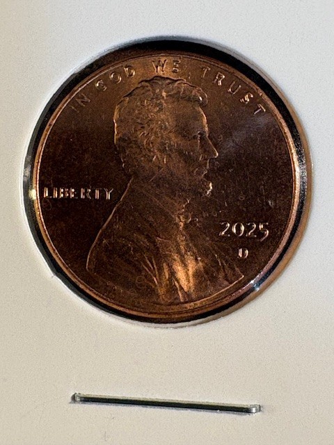 2025 D Lincoln Shield Cent AU