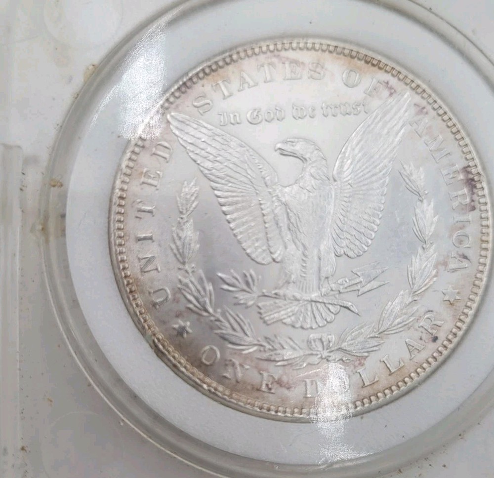1886 Morgan Silver Dollar – Mint State – 90% Silver – Encapsulated