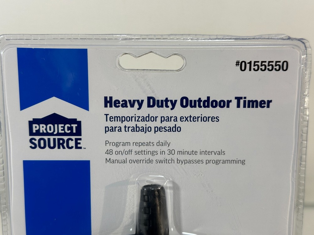 Power Source Heavy Duty Outdoor Timer distributed by Lowes