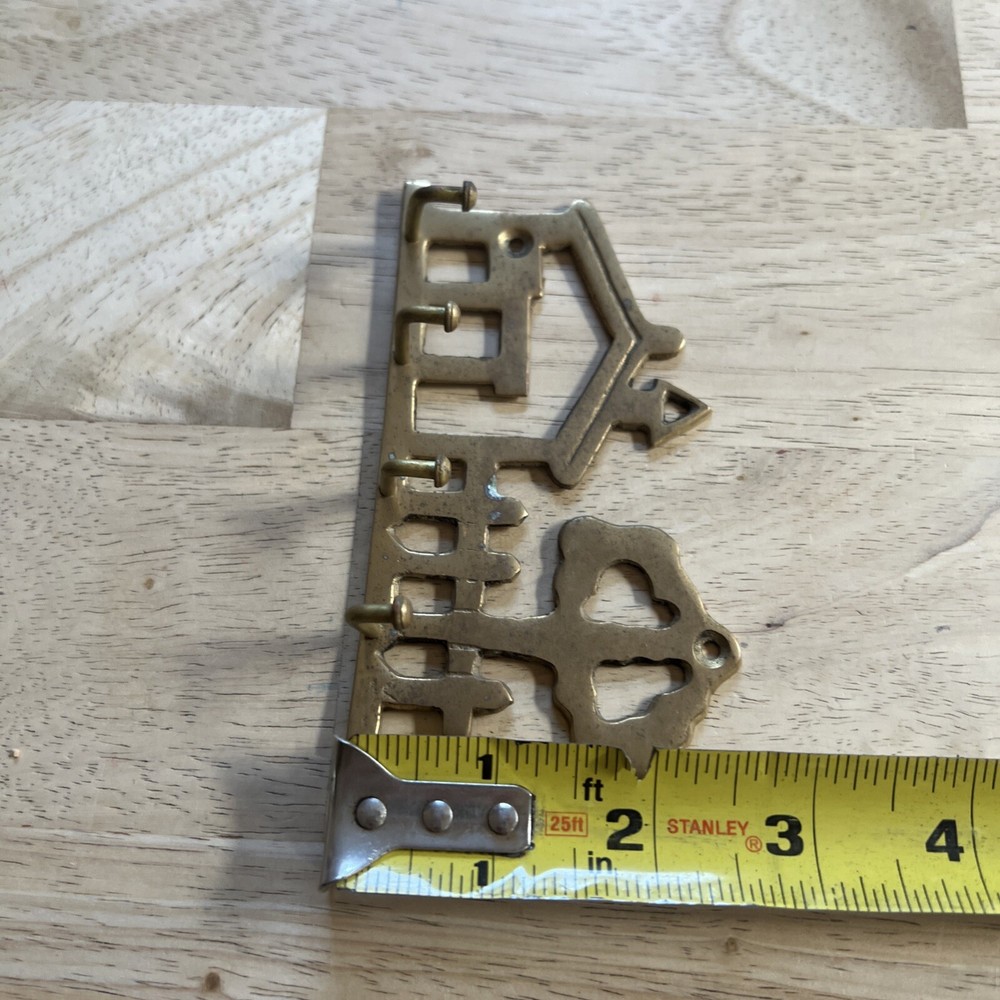 Vintage Brass Key Hook House Tree India