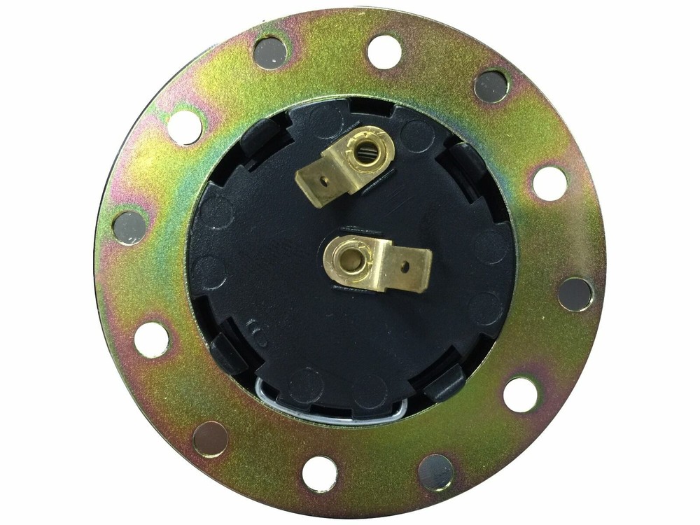 VSW 6-Bolt Brushed Horn Button, C4 Corvette Emblem