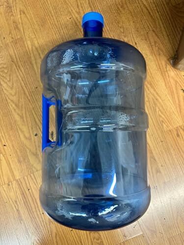 Plastic 5 Gallon Water Bottle with Cap PVC | Reusable Jug Container Water Can...
