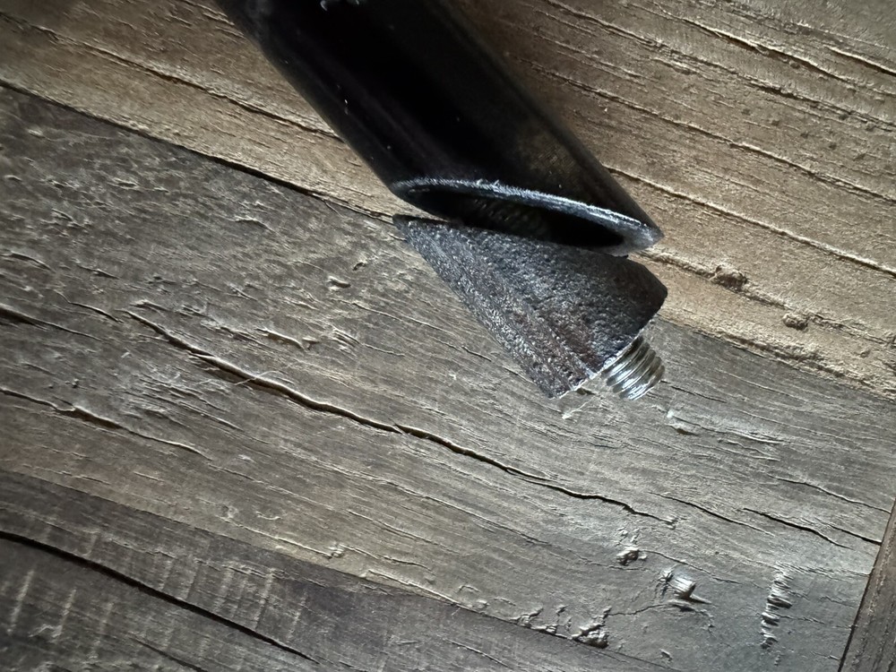 Vintage Bicycle Stem. Black. 22.2 - 26.2mm