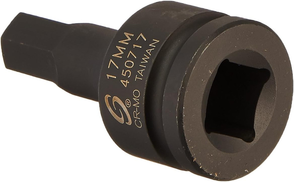Sunex 450717 3/4-Inch Drive 17-mm Hex Driver Impact Socket