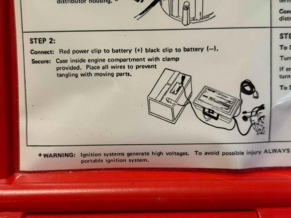 KD Tools 2632 Portable Ignition System Bypass for Breakdowns K-D Red Case