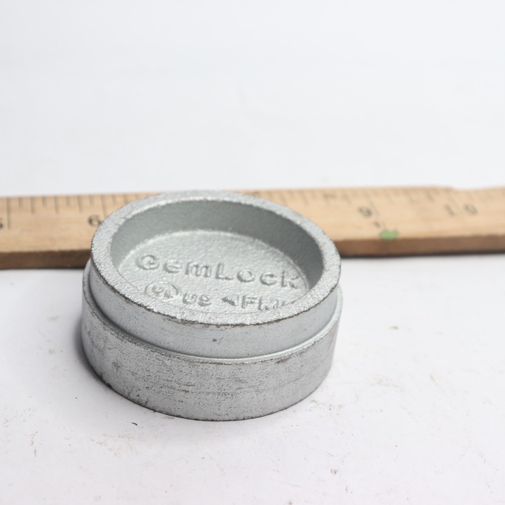 Gemlock Standard Grooved End Cap Galvanized 2" FIG 150-2