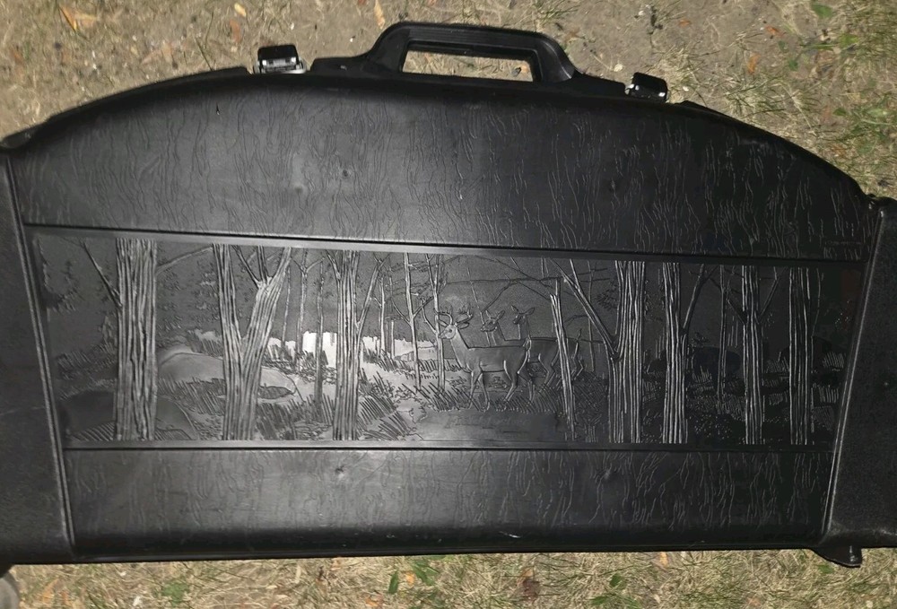 Compact Archery Bow Case (black) Deer Scene