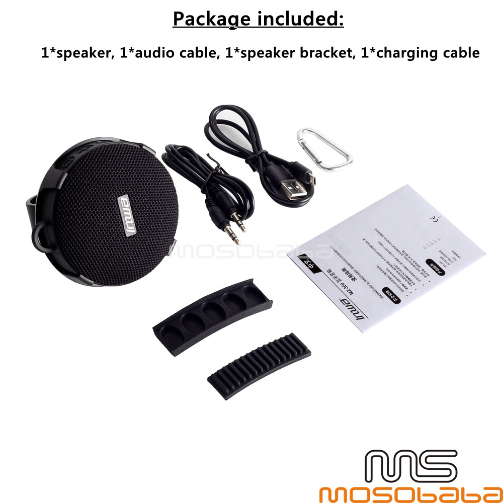Bicycle Wireless Bluetooth Stereo Speaker USB Charging Cable Speaker Waterproof