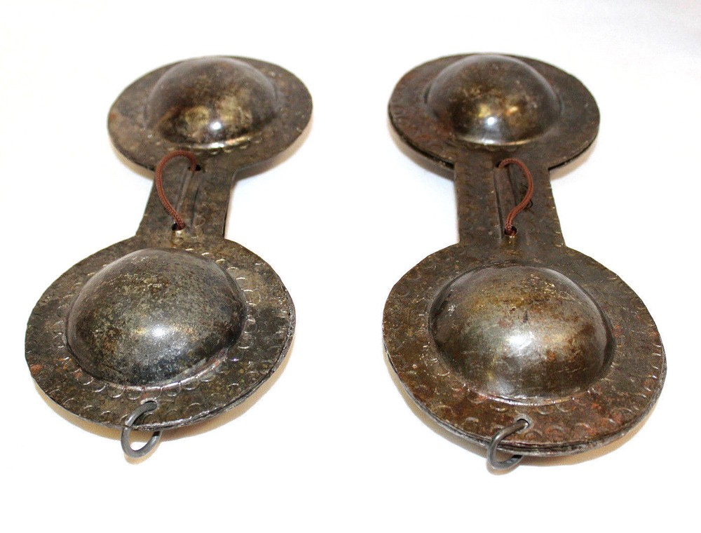 Karkaba Qarkabeb Authentic Moroccan Cymbals Iron Castanets Gnawa Hand Percussion