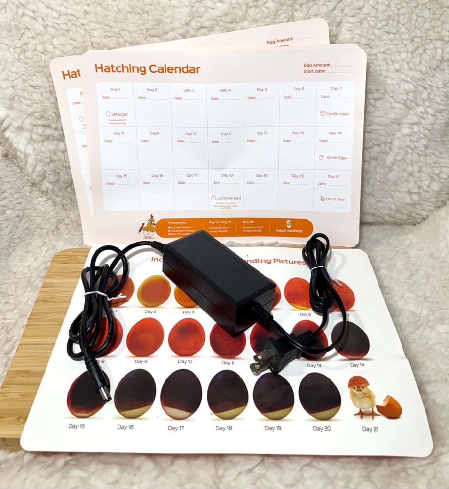 Chickcozy 25 Egg Incubator Automatic Turner Temperature Control w/ Box