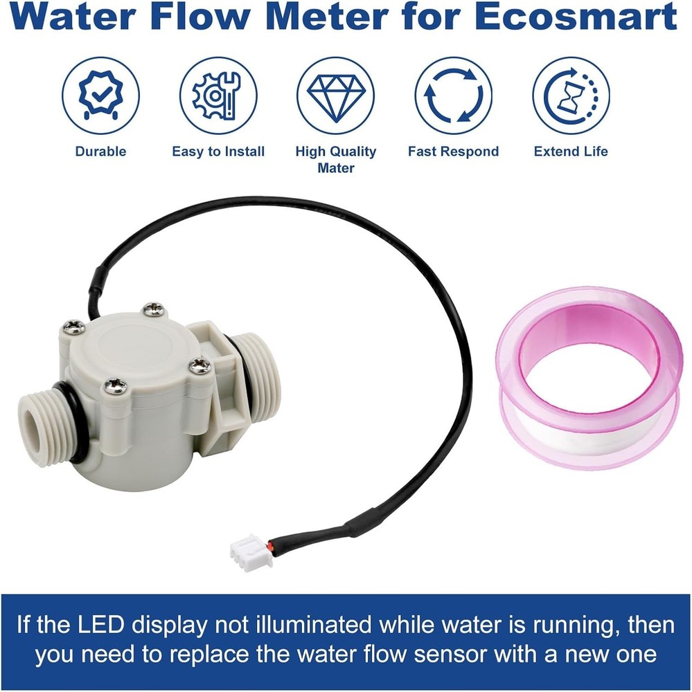 Ecosmart Tankless Water Heater Flow Sensor Replacement Part FSA QC MEDLRG