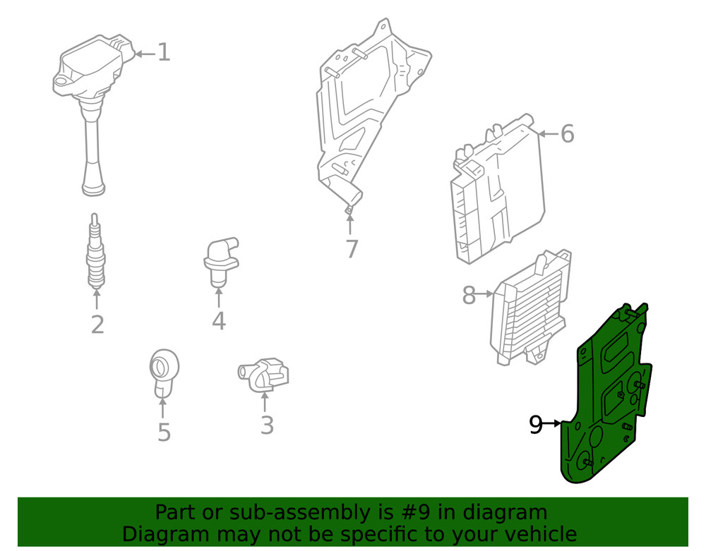Genuine Mitsubishi Bracket AX000057