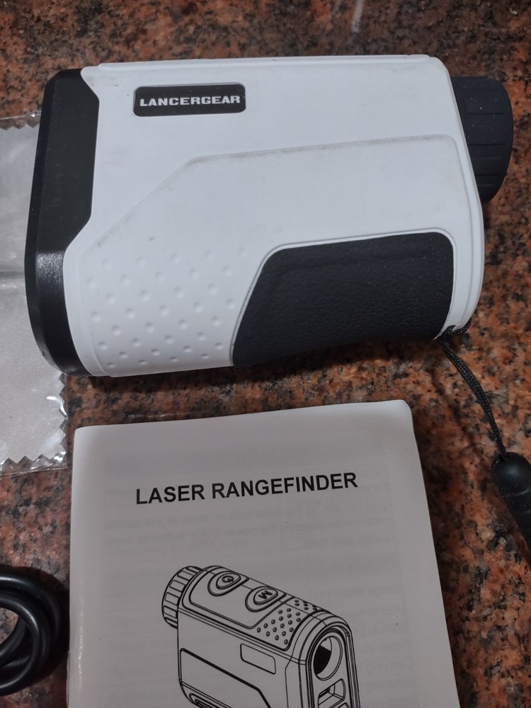Lancergear laser rangefinder 6.5X 1000yd max range USB charging