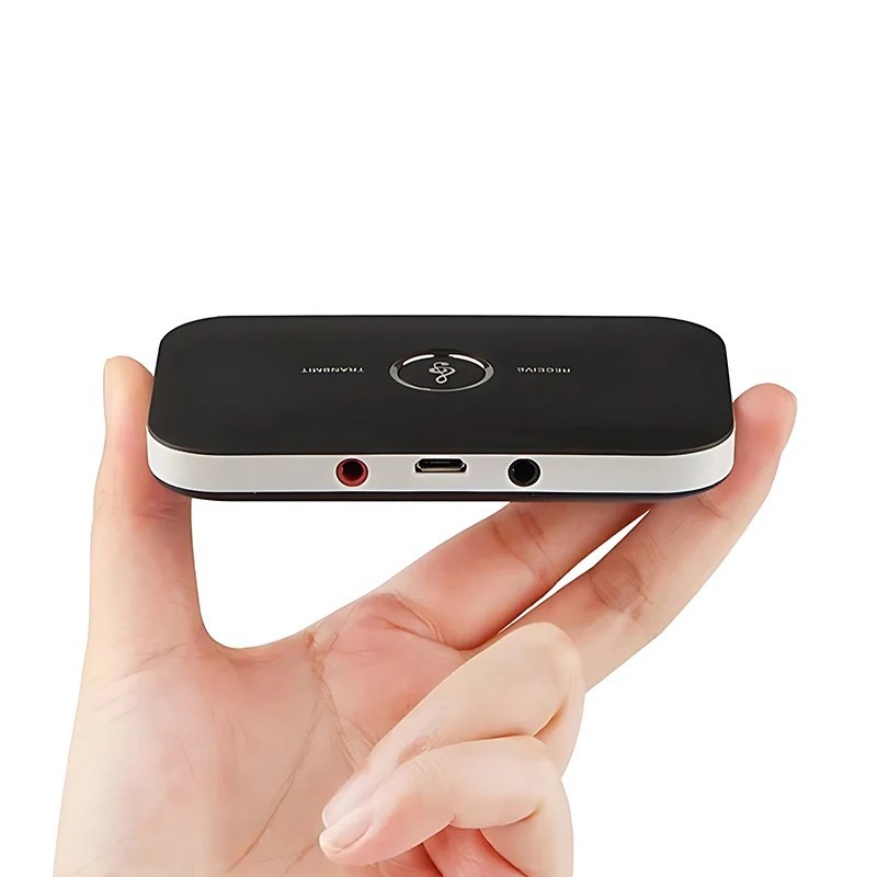 Bluetooth 5.0 Transmitter Receiver 2 IN 1 Wireless Audio 3.5mm Jack Aux Adapter