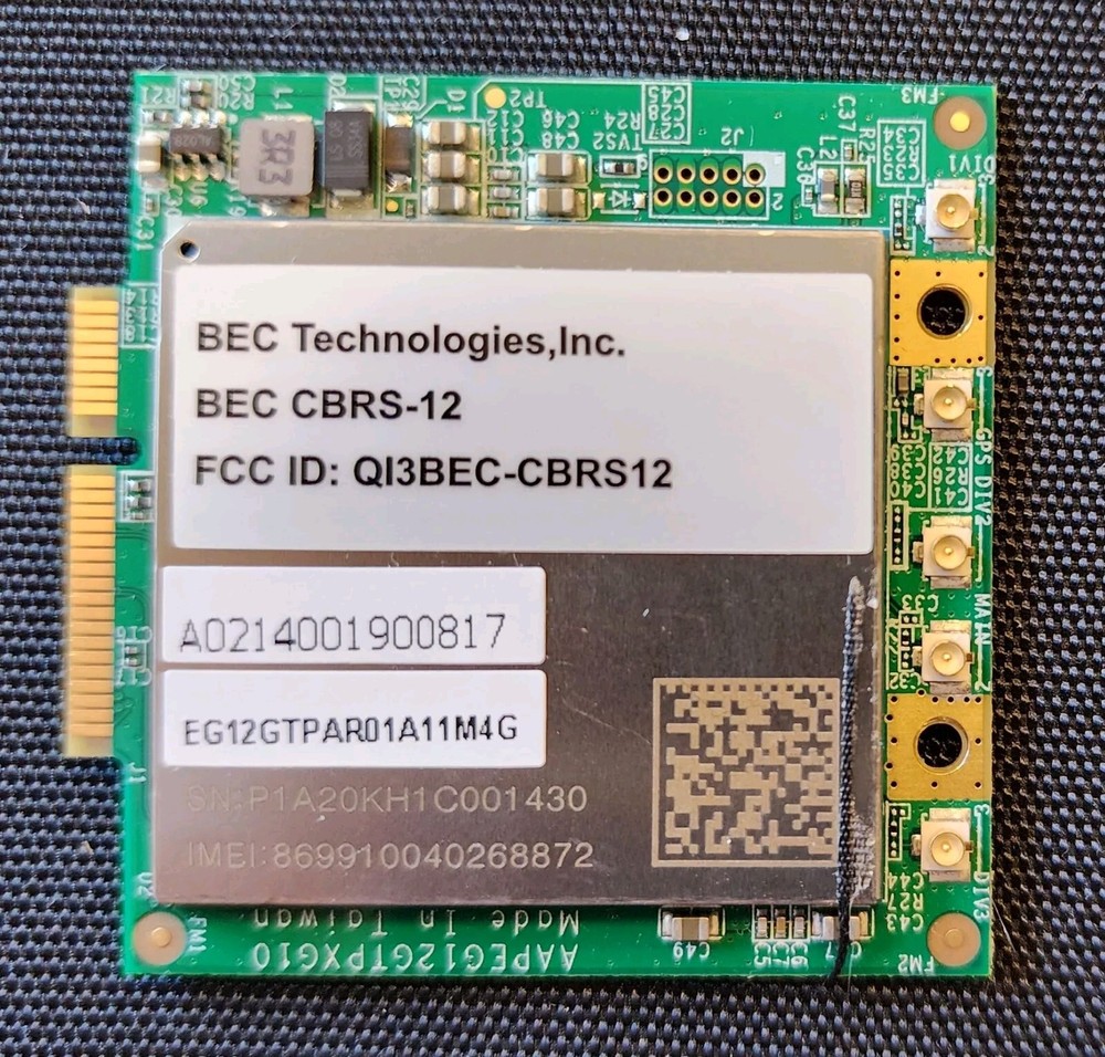 Quectel EG12-GT / BEC Technologies CBRS-12 Cat 12 Modem