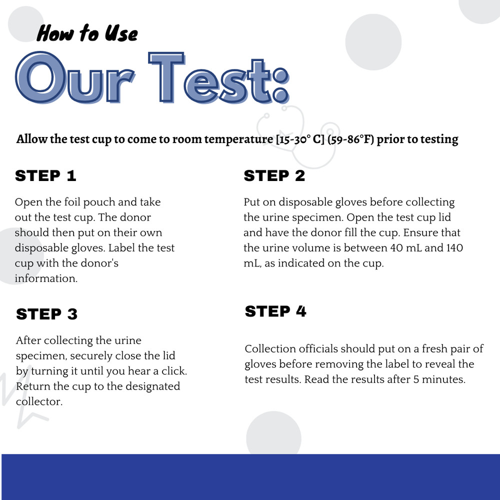 [100 Pack] 12 Panel Urine Drug Test Cup PCP | Professional Use