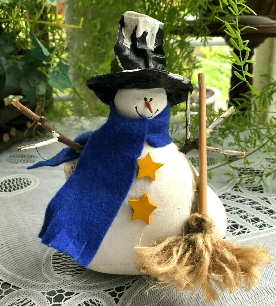 GANZ CANVAS / CLOTH SNOWMAN - 6.5"H
