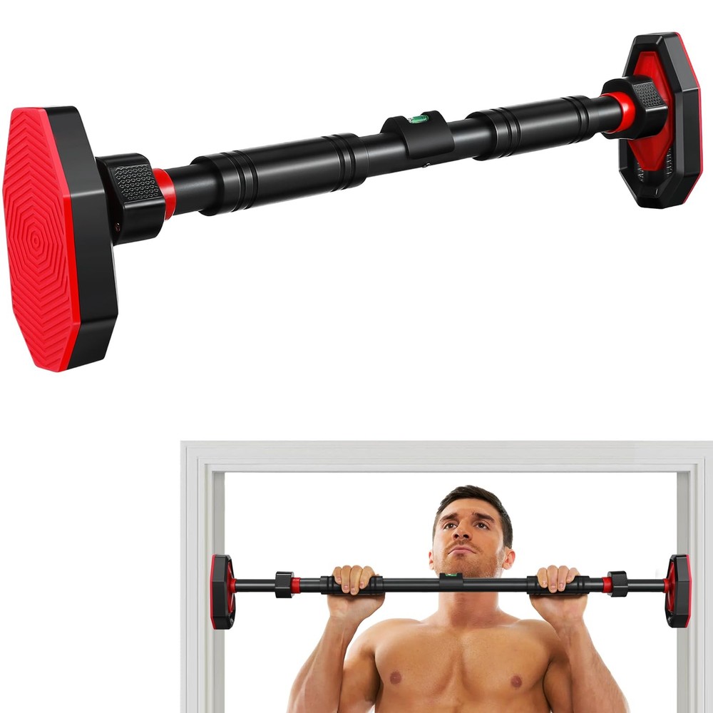 Pull Up Bar for Doorway, 25.5“-39.4” Adjustable Doorframe Pullup Bars, Portab...