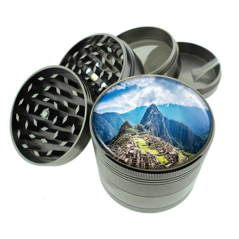 Cusco Peru D1 Titanium Grinder 4 Piece Magnetic Hand Mueller