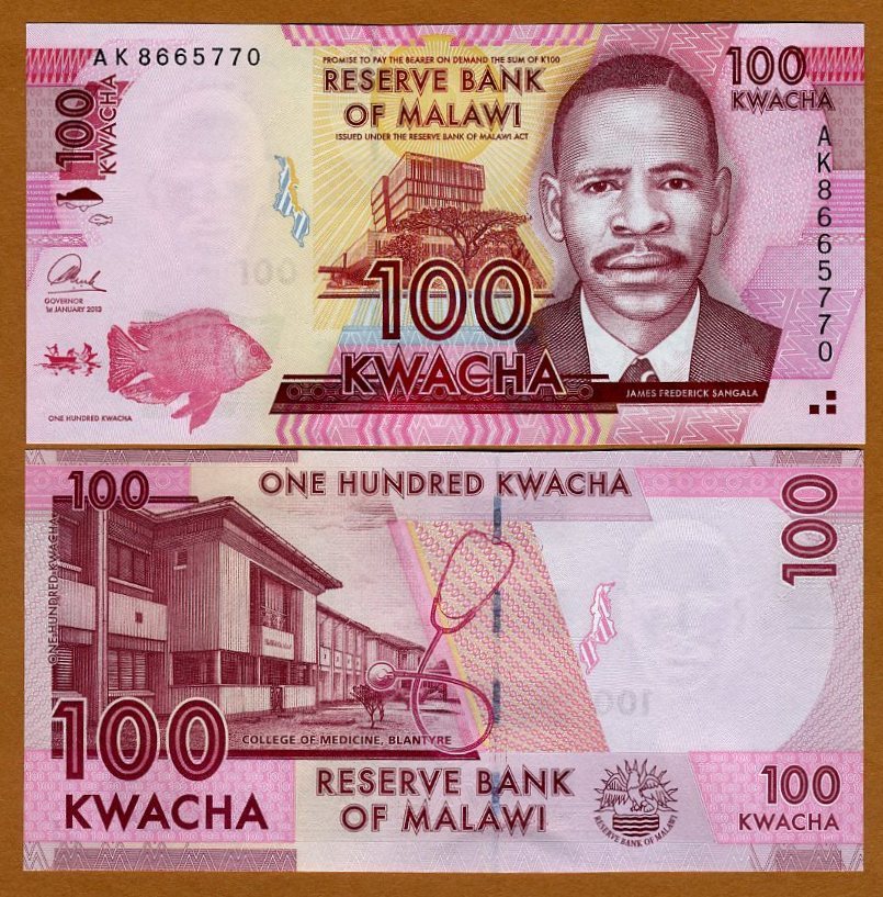 Malawi, 100 Kwacha, 2013, P-59, UNC