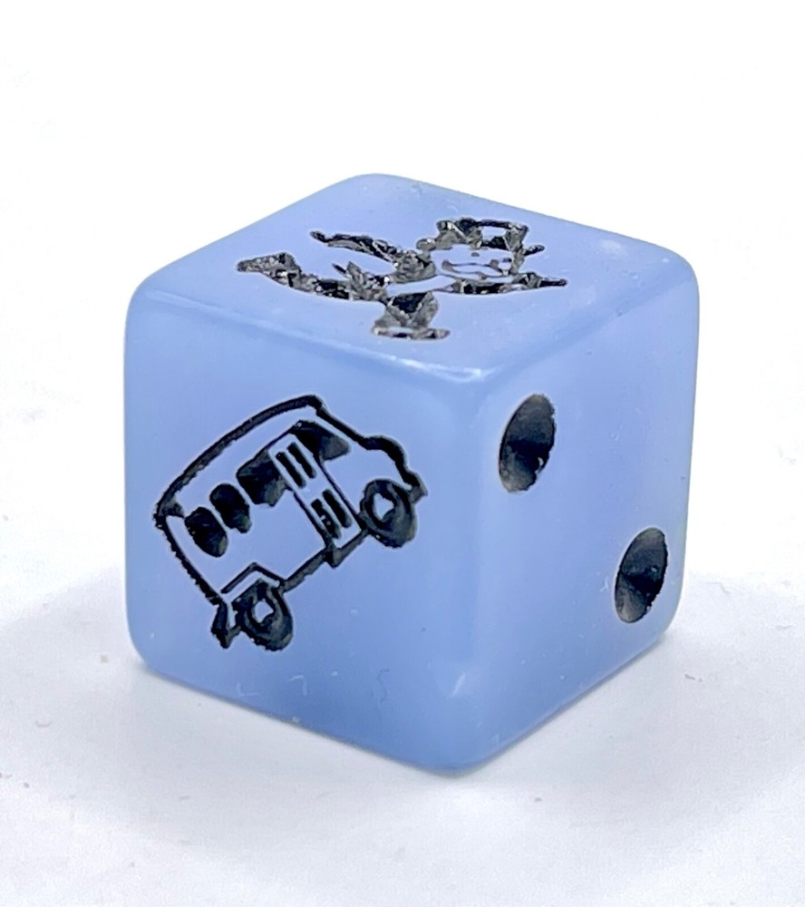 Monopoly Speed Die - Blue and Black - Game Replacement Part