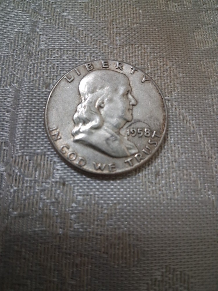 1958  Franklin Half Dollar 90% Silver