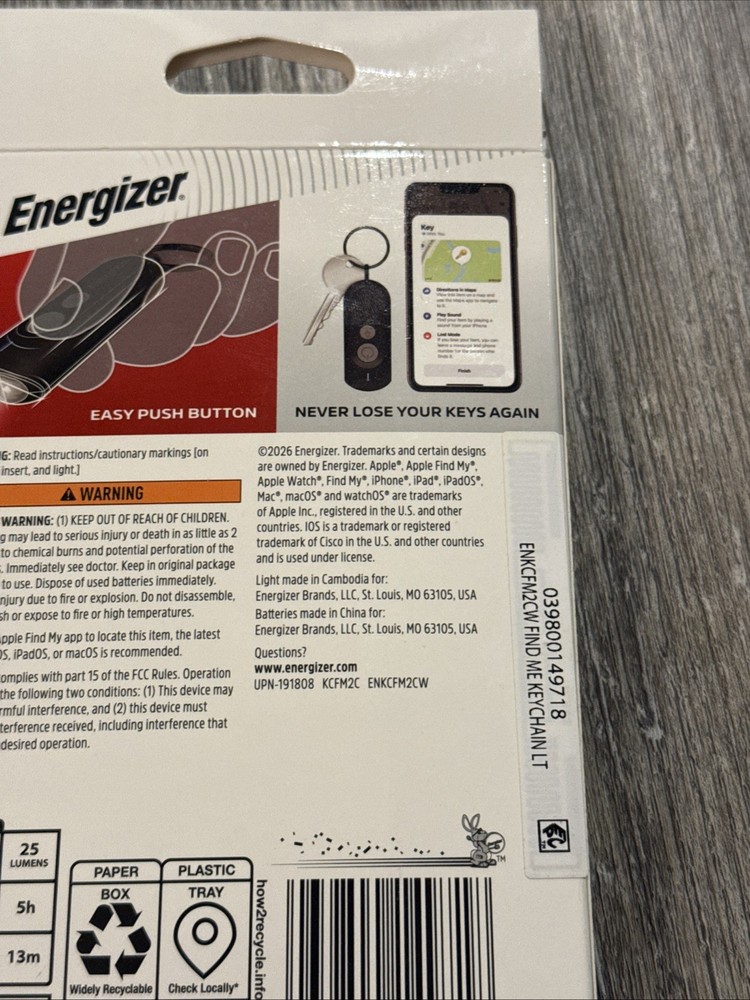 Energizer Keychain Light