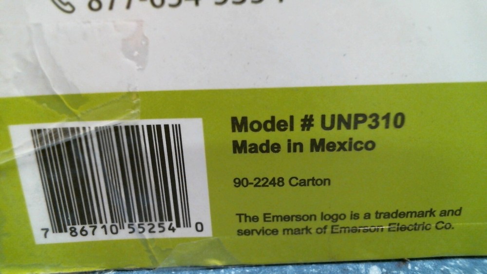 White-Rodgers Non-Programmable Universal Thermostat, White (UNP310) FS