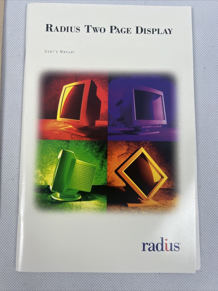 RadiusWare For Macintosh 3.5 Disk And Booklets