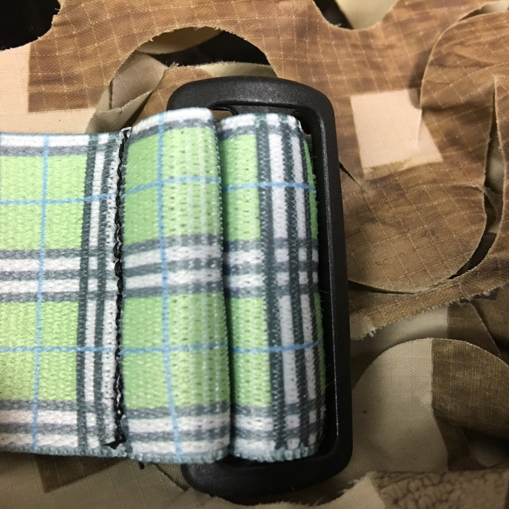 NEW KM Paintball Universal Mask Goggle Strap - 09 Mint Plaid
