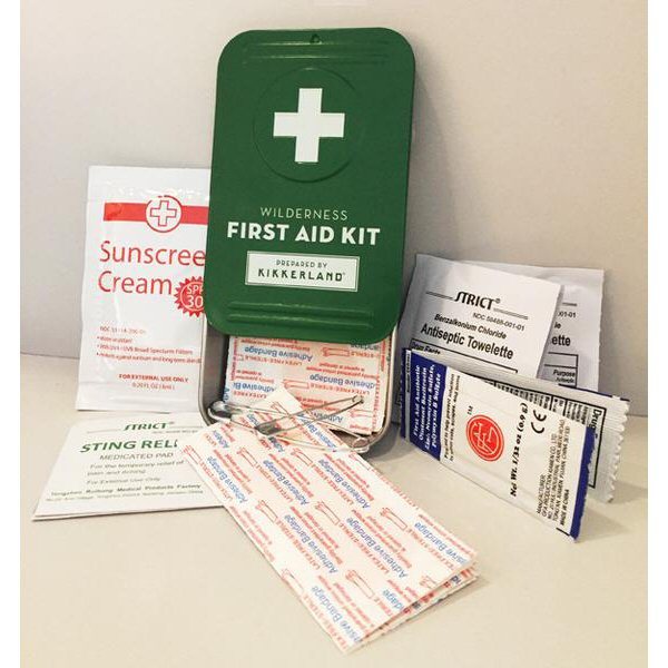 Kikkerland Wilderness First Aid Kit - 32pc Set