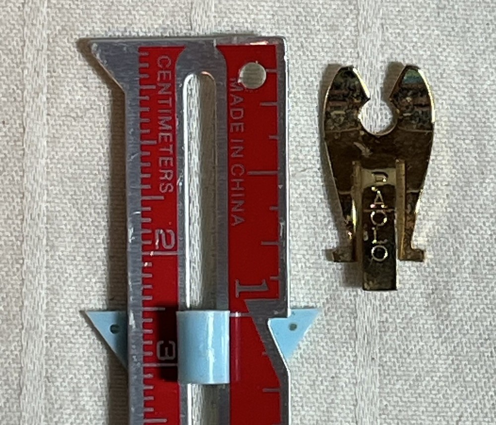Shiny Brass Zipper Paolo