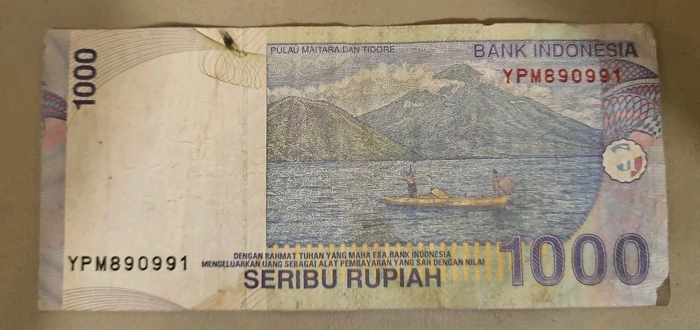 2000 Indonesia 1000 Rupiah Note