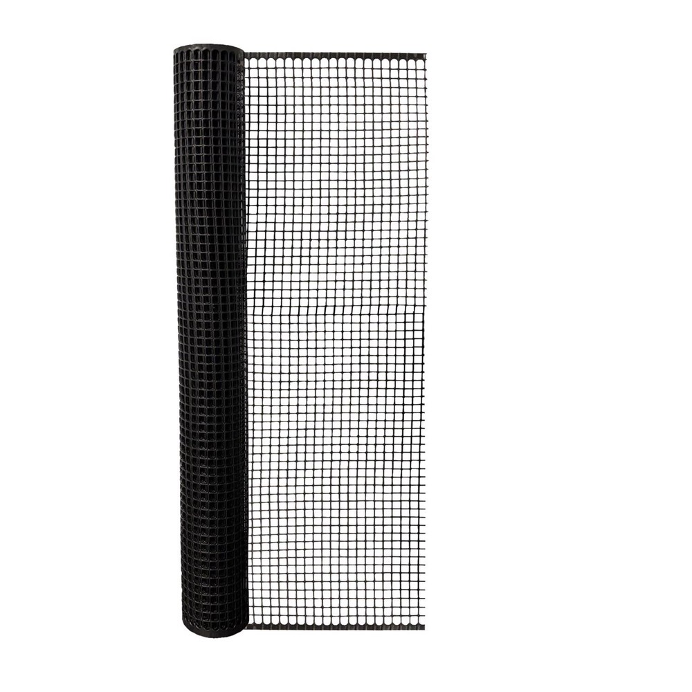 Tenax 62071079 Black Polypropylene Hardware Net 3 x 15 ft. Roll