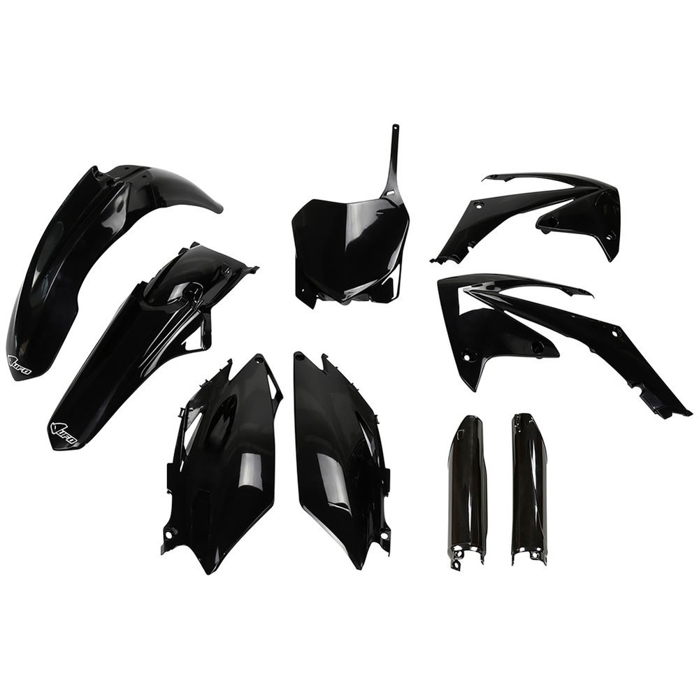 UFO Full Plastic Kit Black For Honda CRF250R 2011-2013